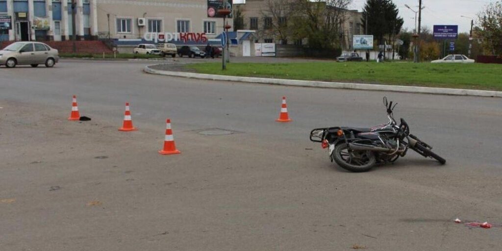 В Гайсині загинув водій мотоцикла