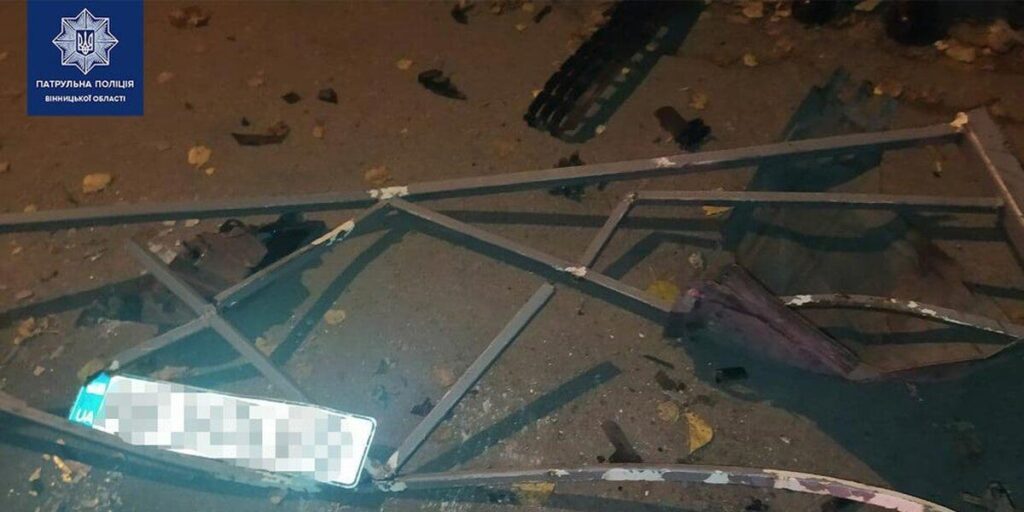 У Вінниці кермувальниця напідпитку в’їхала в паркан
