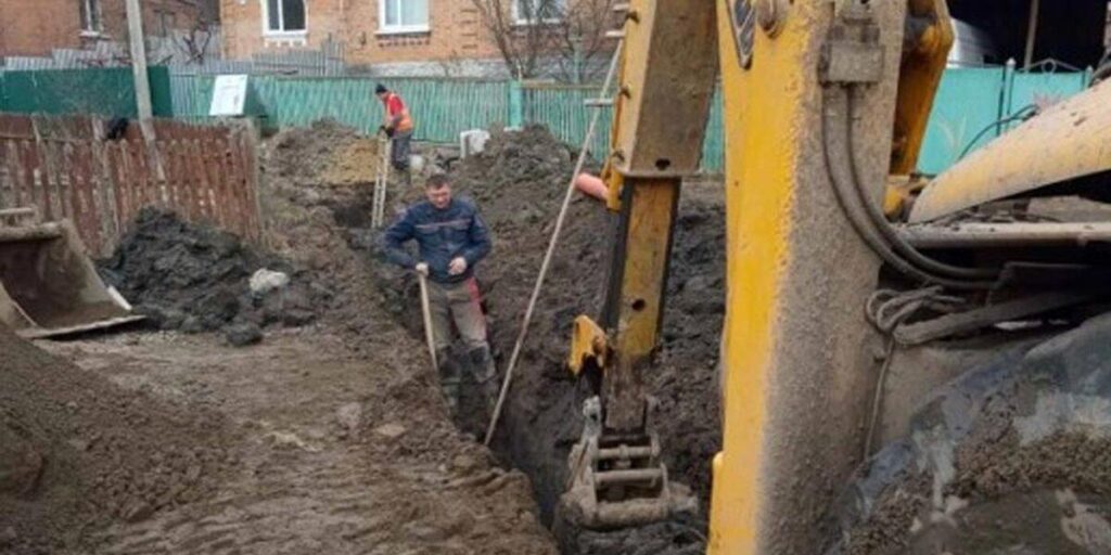 У Вінниці продовжують будувати каналізаційну мережу на одному з масивів Старого міста
