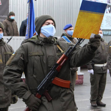 Калинівські гвардійці-новобранці присягнули на вірність українському народові