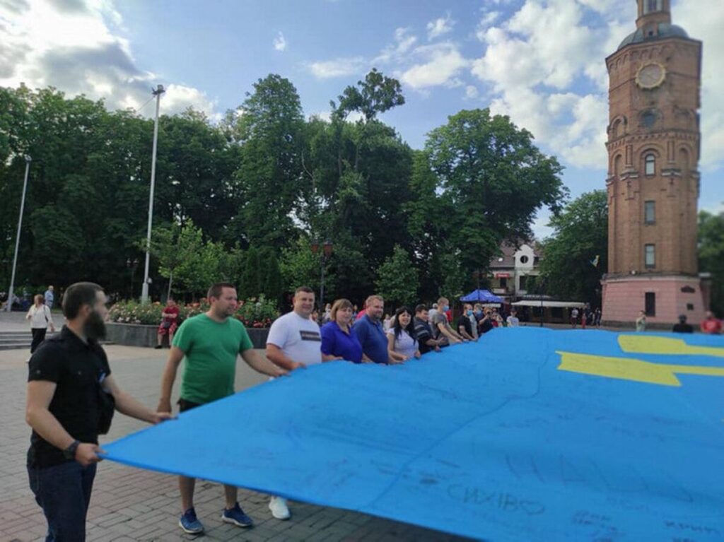 У Вінниці відзначили День кримськотатарського прапору