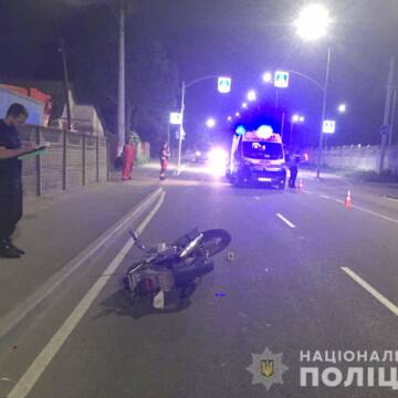 У ДТП у Вінниці загинув мотоцикліст