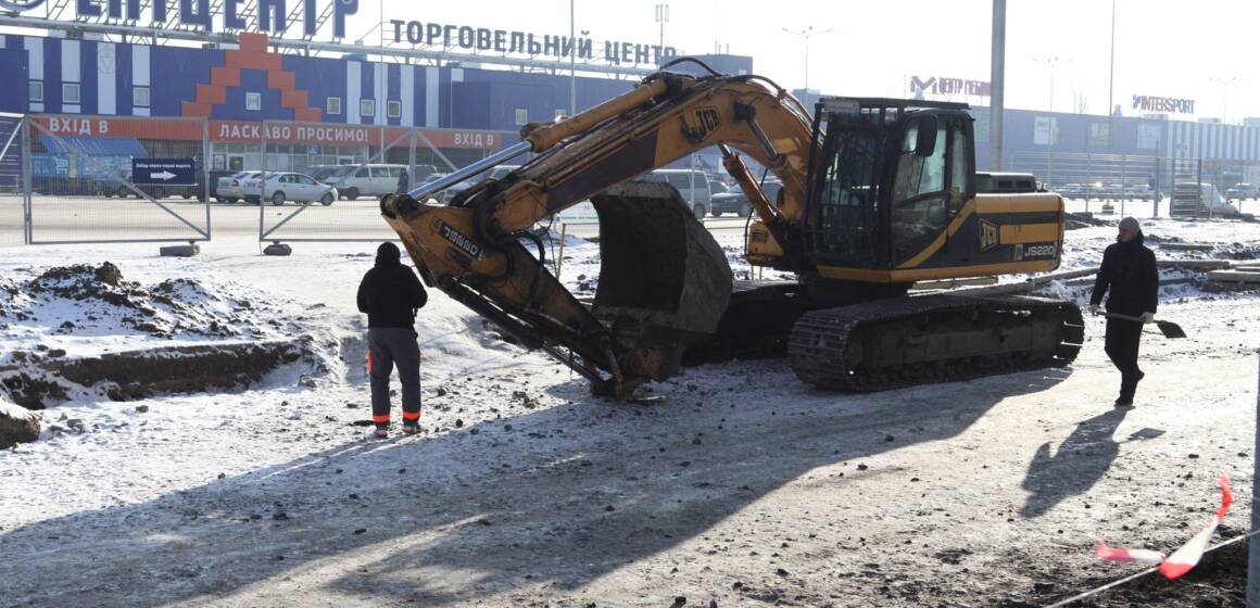 Реконструкція вулиці Батозької триває незалежно від погодних умов