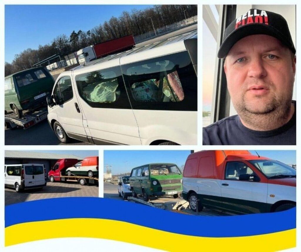 20 авто пригнали для ЗСУ з Нідерландів. Координував поставку Віктор Бронюк