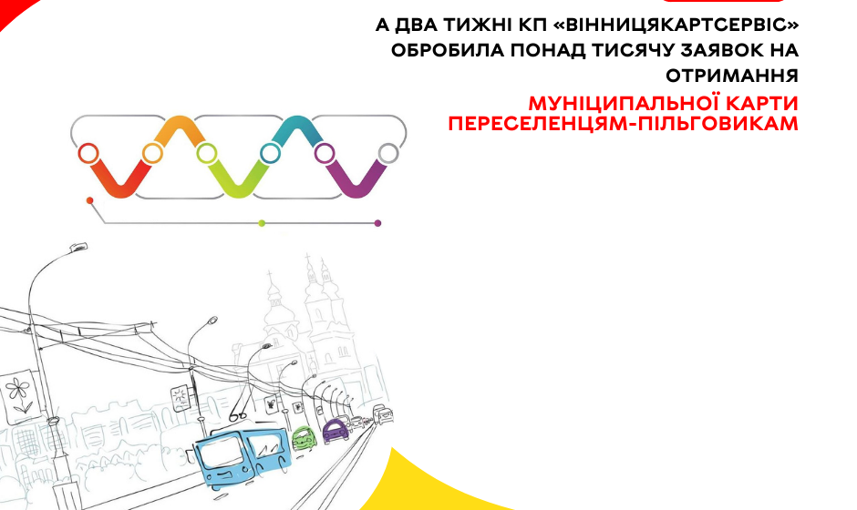 За два тижні КП «Вінницякартсервіс» обробило понад тисячу заявок на отримання муніципальної карти переселенцям-пільговикам