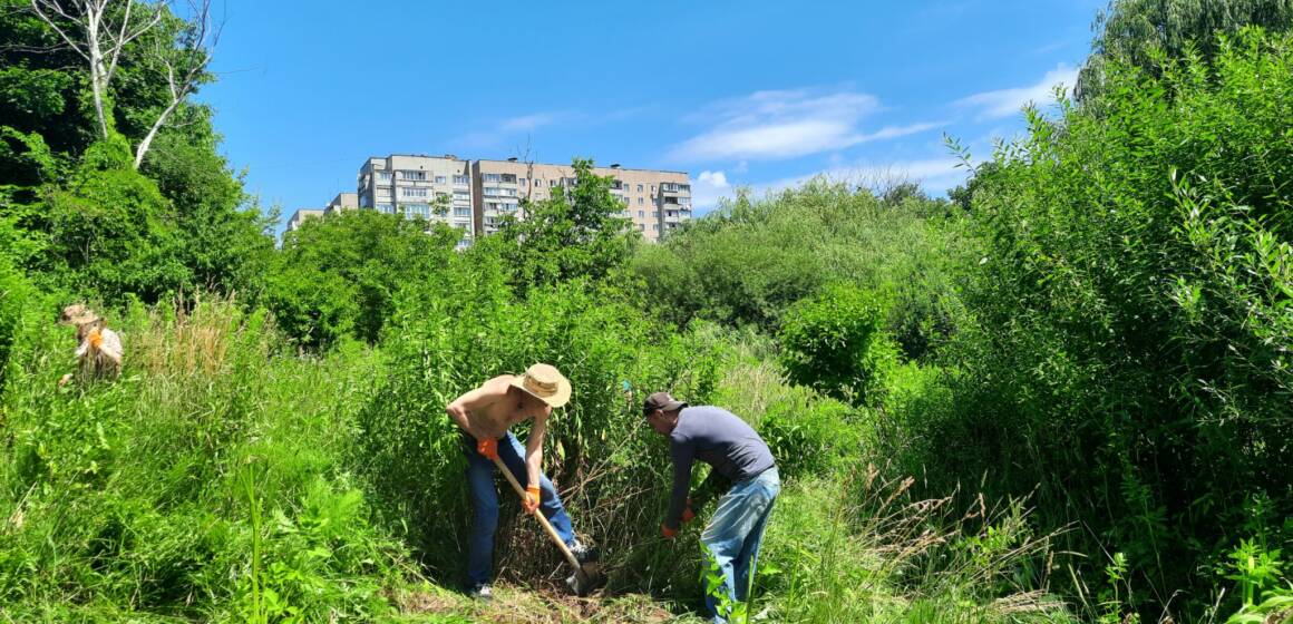 У Вінниці відбулась толока поблизу малої річки Дьогтянець