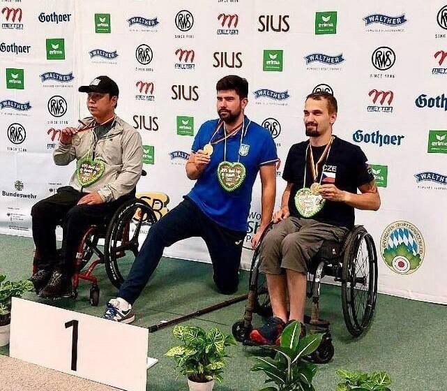 На Кубку світу зі стрільби кульової вінничанин Олексій Денисюк виборов золоту медаль