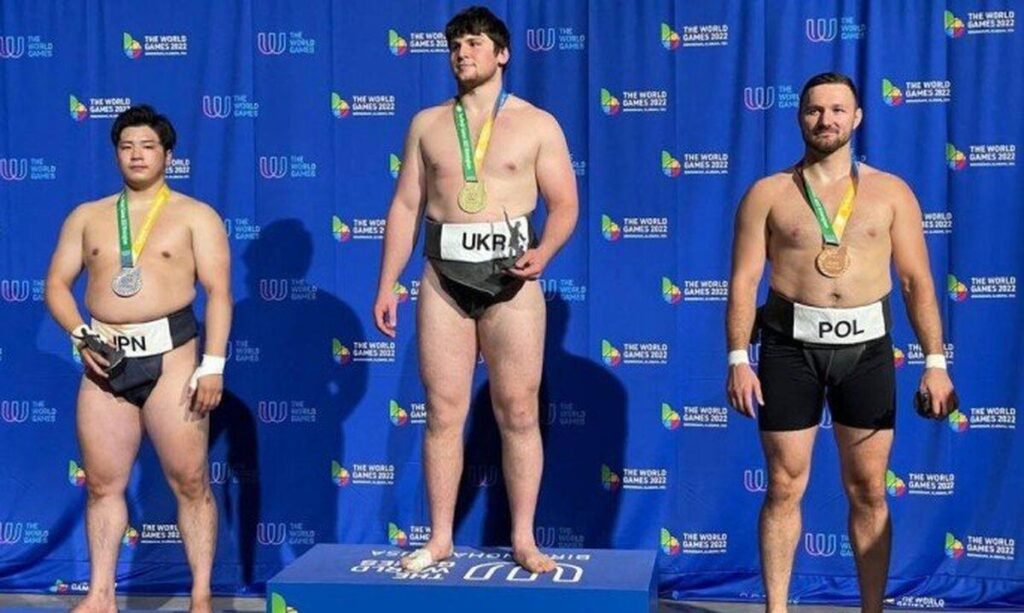 Вінничанин-сумоїст Важа Даіаурі став чемпіоном у середній вазі на Всесвітніх іграх-2022