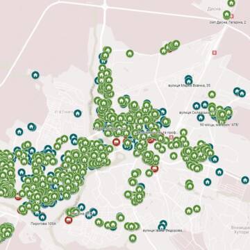 У Вінниці в тестовому режимі запрацювала мапа приміщень для тимчасового перебування населення під час сигналу «Повітряна тривога»