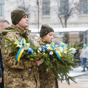 Вінничани в День Гідності та Свободи вшанували пам’ять загиблих на Майдані
