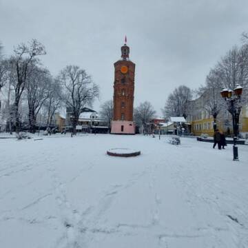 До Вінниці знову прийшла зима (Фото)