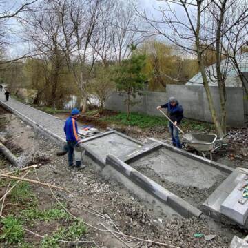 У Вінницьких Хуторах облаштовують алею, яка з’єднує дві частини населеного пункту