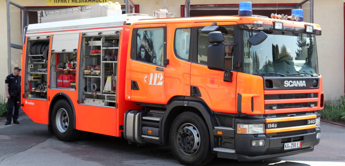 Рятувальники Вінниці у подарунок від міста-побратима Карлсруе отримали пожежну машину