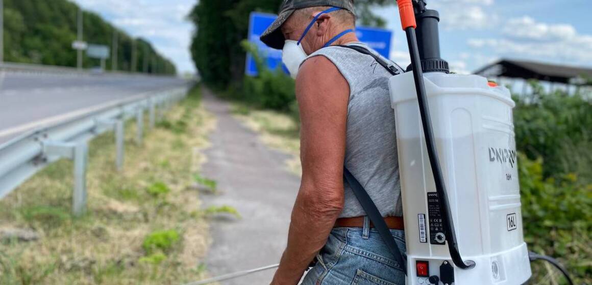 У Вінницьких Хуторах проводять заходи зі знищення борщівника та амброзії