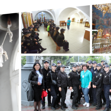 Для майбутніх поліцейських у Вінниці організували екскурсію Спасо-Преображенським кафедральним собором