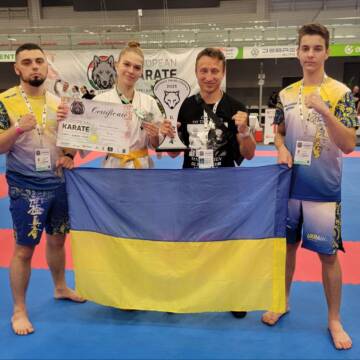 Вінничанка  привезла «срібло» з чемпіонату Європи з кіокушинкай карате