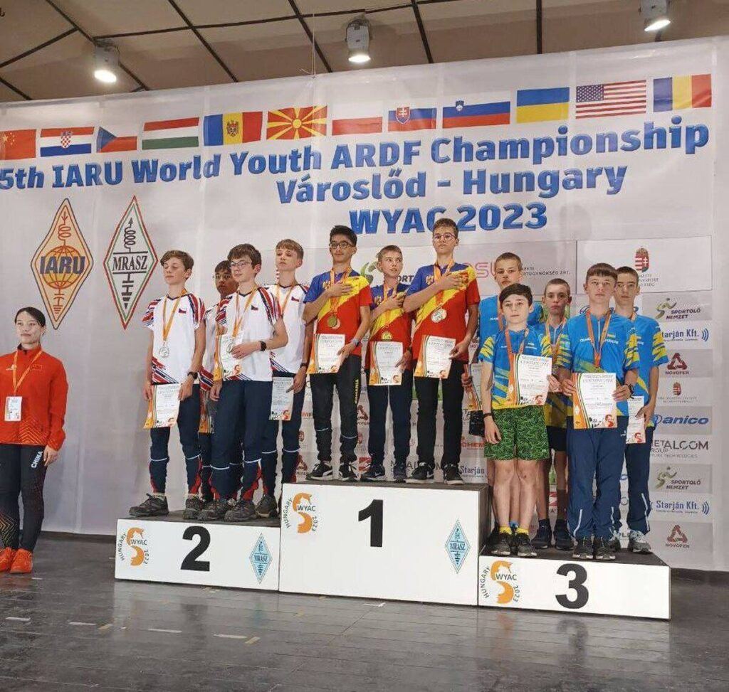 Юні вінничани вибороли на чемпіонаті світу зі спортивної радіопеленгації 3 срібних та 6 бронзових нагород