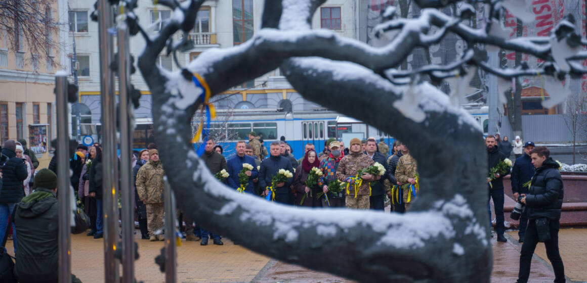 У Вінниці в День Гідності та Свободи згадали Героїв, які боролись за незалежність України