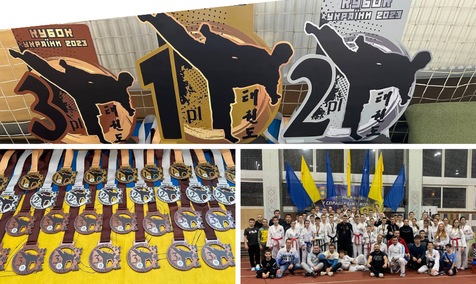 Вінницькі спортсмени здобули 35 медалей на Кубку України таеквон-до ІТФ