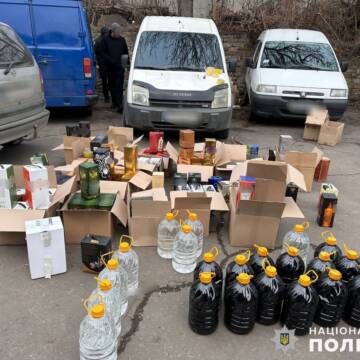 На Вінниччині вилучили з незаконного обігу понад 5 тон алкоголю