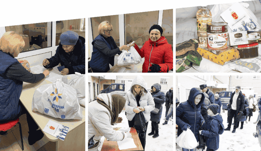 Міська рада та Міжрегіональний координаційний гуманітарний штаб об’єднали зусилля для надання продуктових наборів вразли