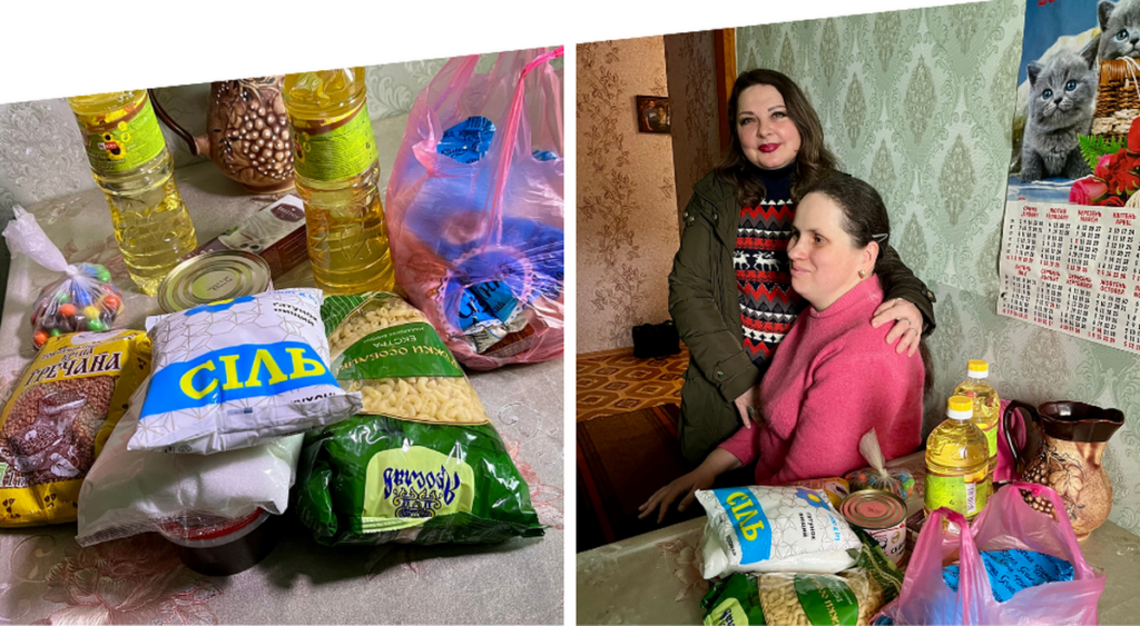 Соціальні робітники Вінниці доставляють продуктові набори додому одиноким пенсіонерам Терцентру та людям з інвалідністю