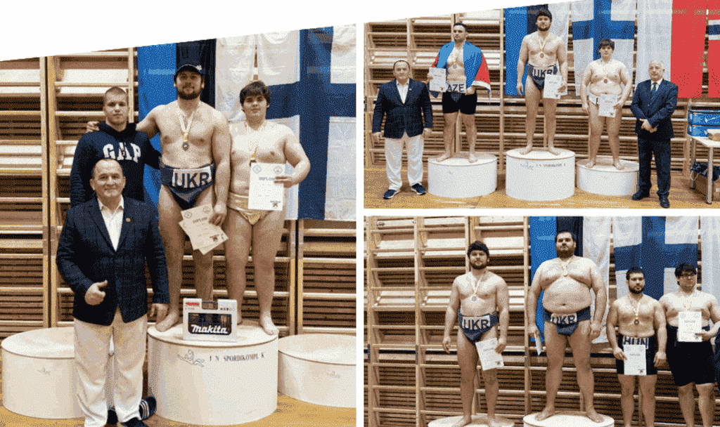 Вінницькі спортсмени вибороли медалі на міжнародному турнірі з сумо «WEST-VIRU OPEN»: золото, срібло та бронзу