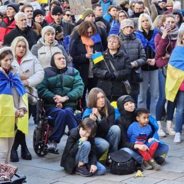 У містах-побратимах Вінниці Мюнстері та Карлсруе відбулись заходи солідарності з Україною