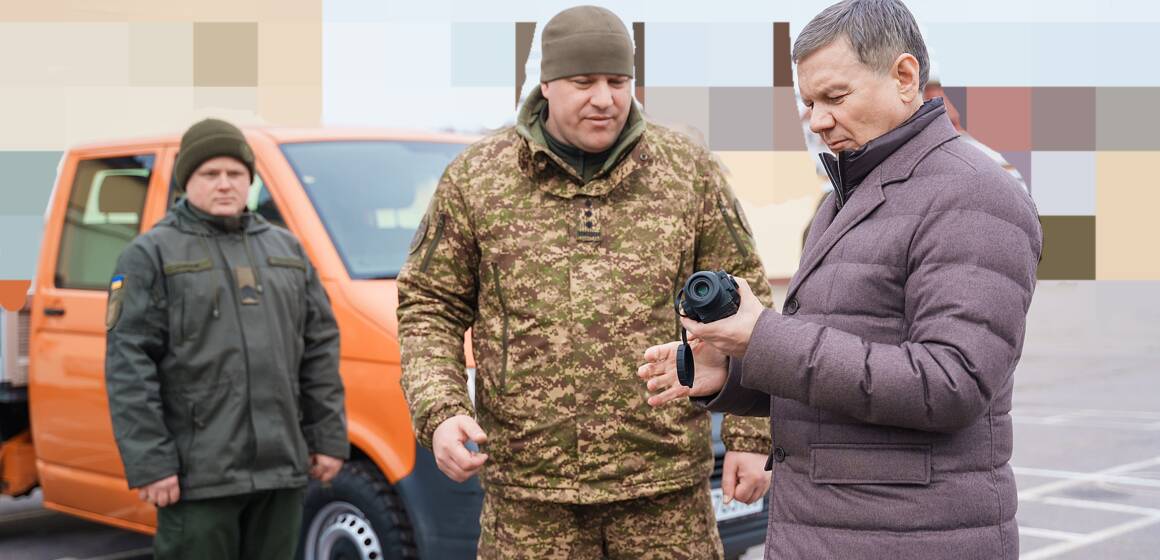 Сергій Моргунов передав автомобілі та тепловізори для ще трьох мобільних вогневих груп бійців