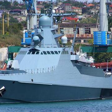 В окупованому Криму вражено російський корабель “Сергій Котов”