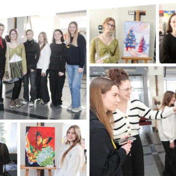 У холі Вінницької міської ради відкрилась виставка дитячих малюнків