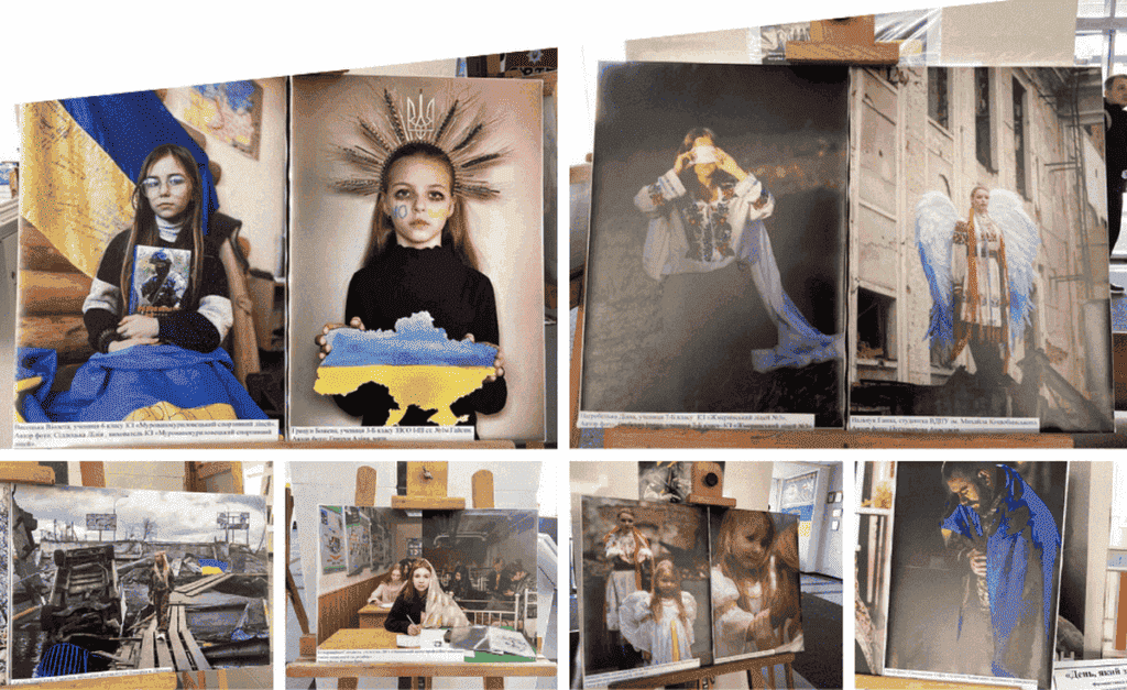 У холі Вінницької міської ради відкрили фотовиставку, присвячену другій річниці повномасштабного вторгнення рф в Україну