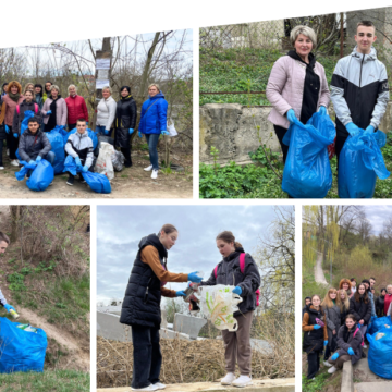 Юні волонтери приєдналися до весняного прибирання у Вінниці