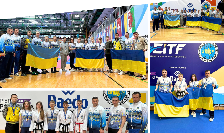 Вінницькі таеквондисти ІТФ здобули сім медалей на чемпіонаті Європи у Словенії