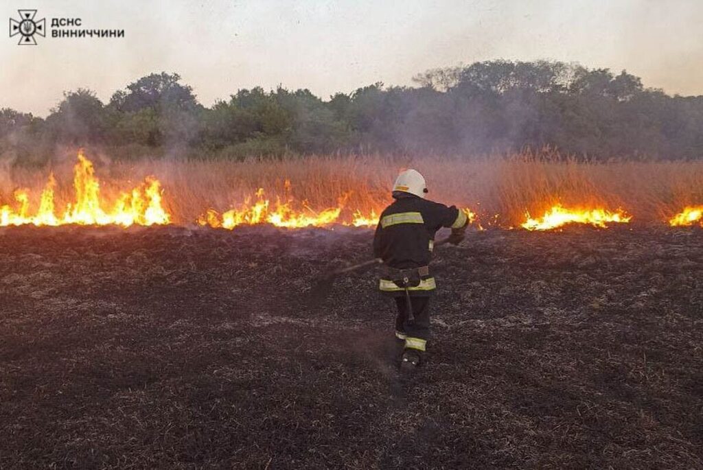 Вчора рятувальники Вінниччини ліквідували 14 пожеж