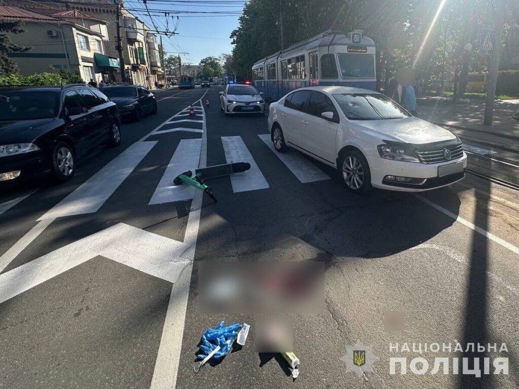 У Вінниці у ДТП травмувалась жінка на електросамокаті