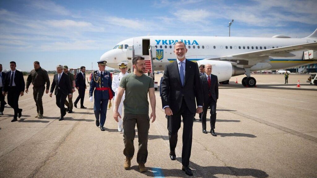 Зеленський прибув в Іспанію, щоб підписати двосторонню безпекову угоду (Відео)