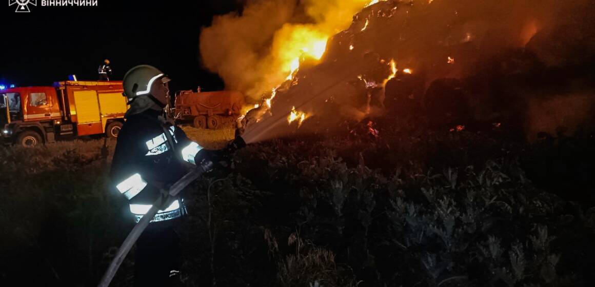 Рятувальники Вінниччини ліквідували 6 пожеж