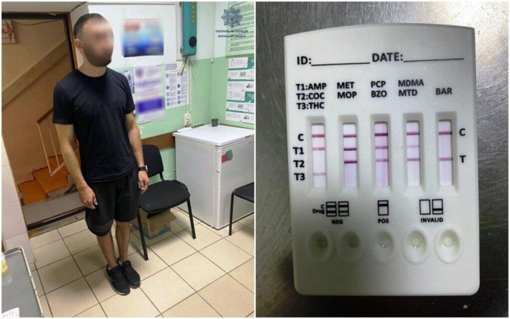 В комендантську годину під кокаїном: патрульні Вінниччини спіймали водія