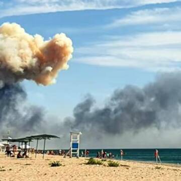 У Криму вночі лунали вибухи: що відомо