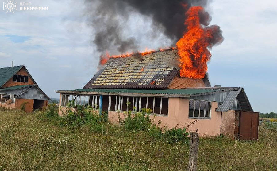 За добу рятувальники Вінниччини ліквідували 7 пожеж