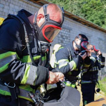 У Вінниці рятувальники визначили кращу ланку газодимозахисної служби (Фото)