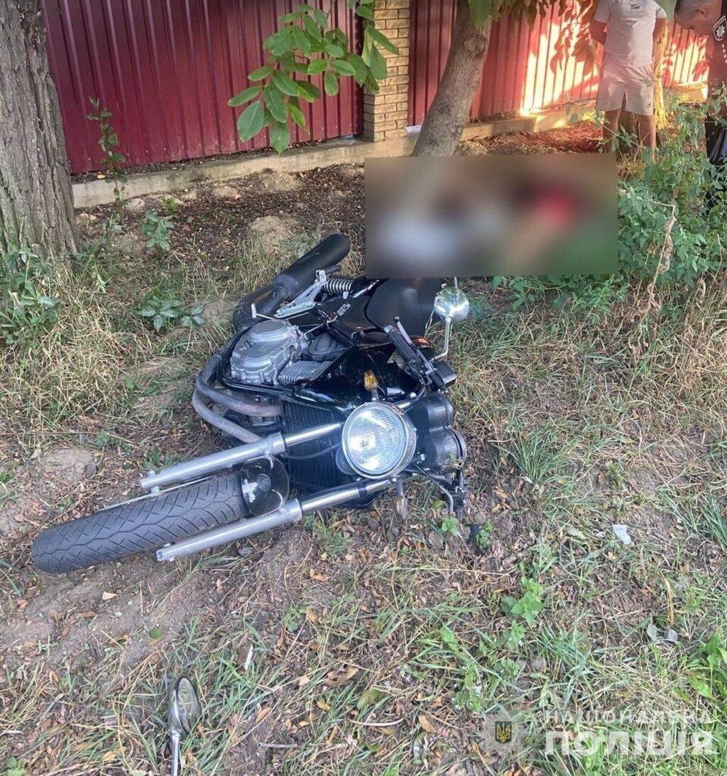 У Вінницькому районі 17-річний мотоцикліст спричинив ДТП