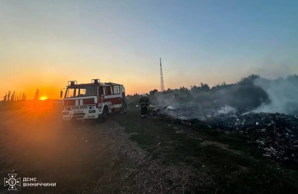 На Вінниччині внаслідок пожежі постраждала 64-річна жінка
