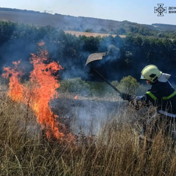 За добу рятувальники Вінниччини ліквідували 55 загорянь