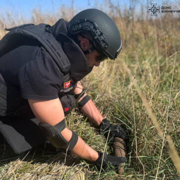 Поблизу Вінниці сапери знищили небезпечний артилерійський снаряд часів Другої світової війни