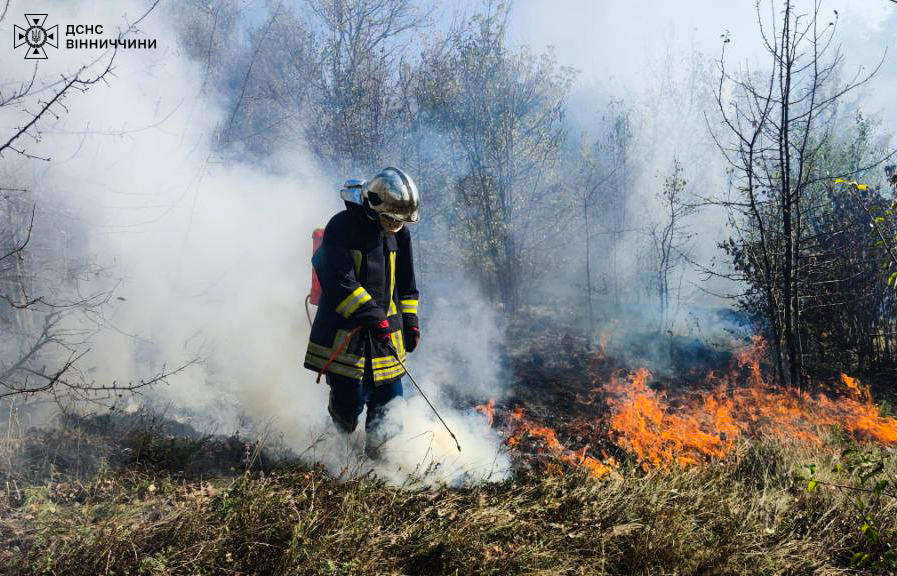 Вінницькі рятувальники за добу ліквідували 21 пожежу