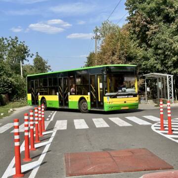 Поблизу Вінницько-Хутірського ліцею облаштували безпекову зону