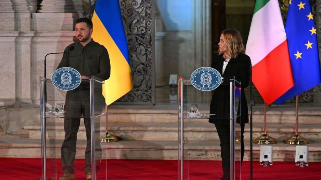 Зеленський представив План перемоги премєрці Італії Джорджі Мелоні