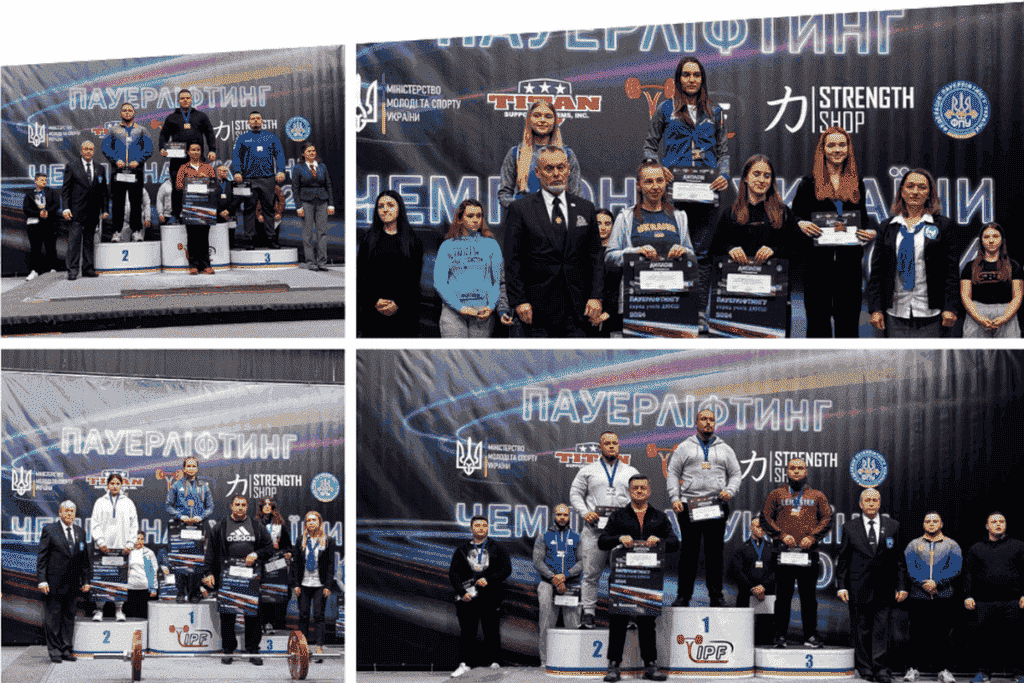 Вінницькі спортсмени здобули 6 медалей на чемпіонаті України з пауерліфтингу